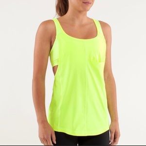 Lululemon Run For Your Money Neon Tank 10